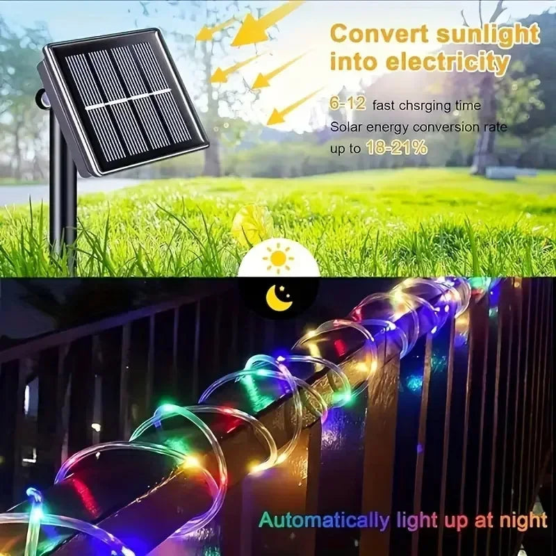 LED Solar String Lights