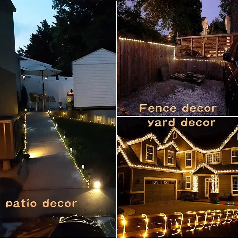 LED Solar String Lights
