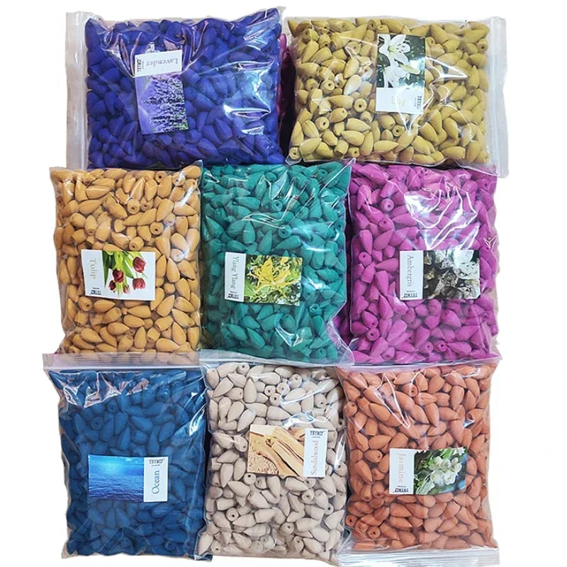 AromaFlow Backflow Incense Cones