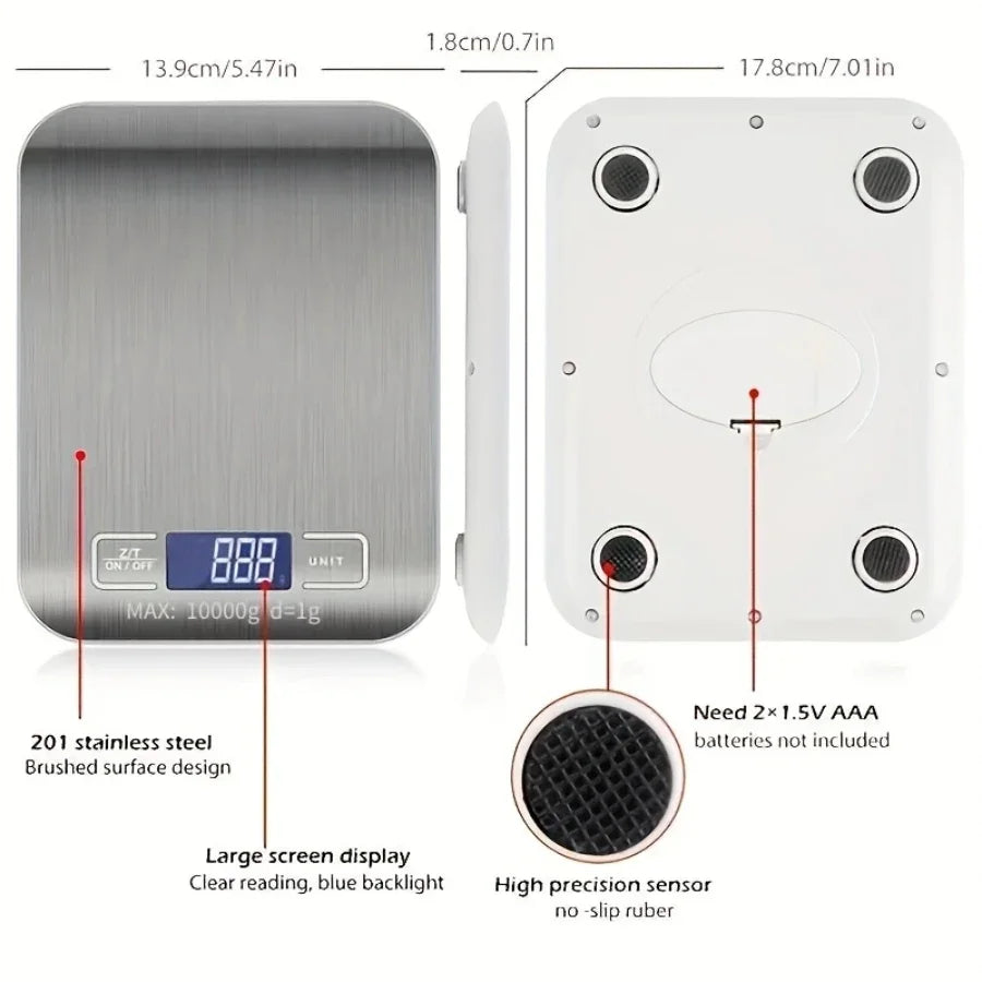 BakePro Precision Kitchen Scale