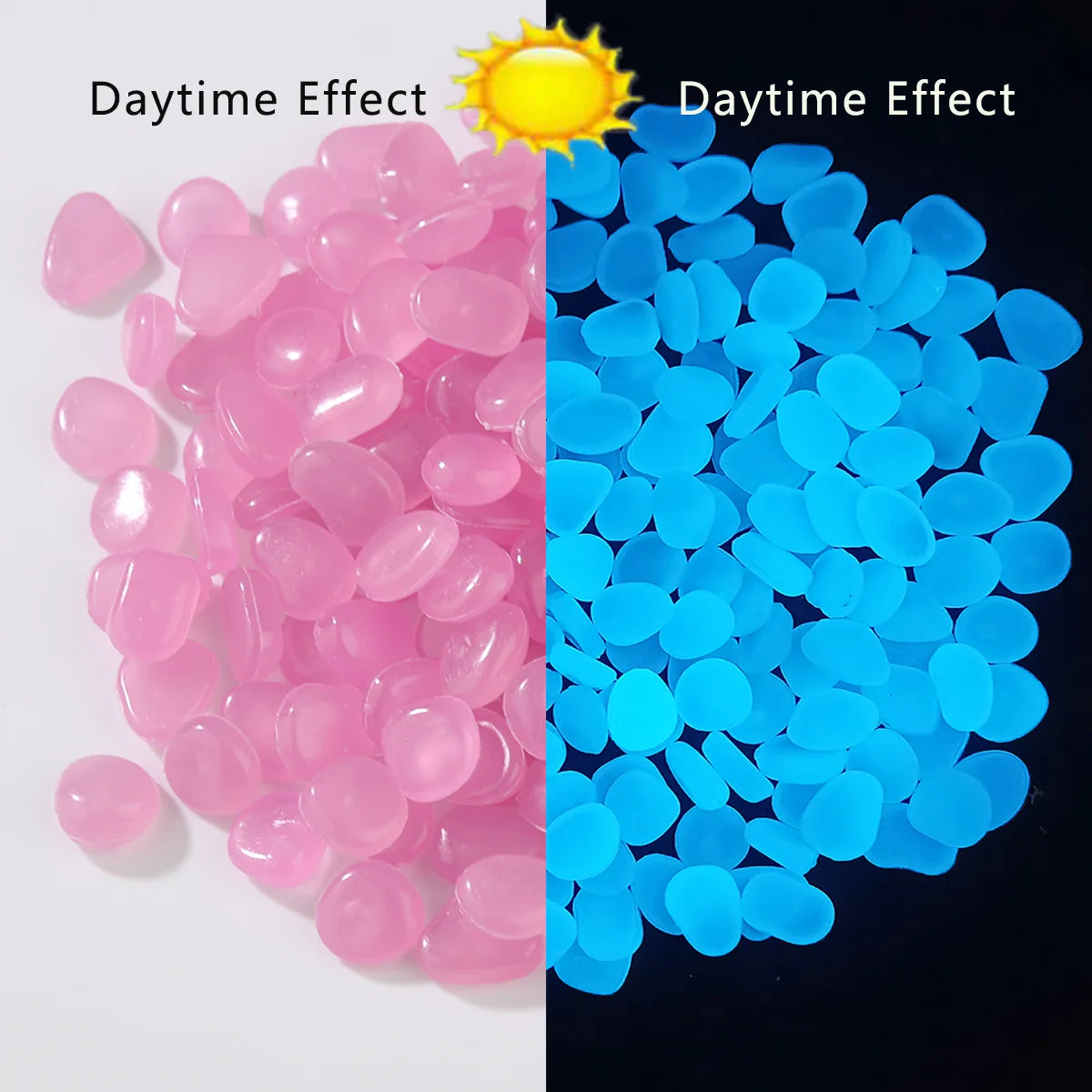 Luminous Garden Pebbles