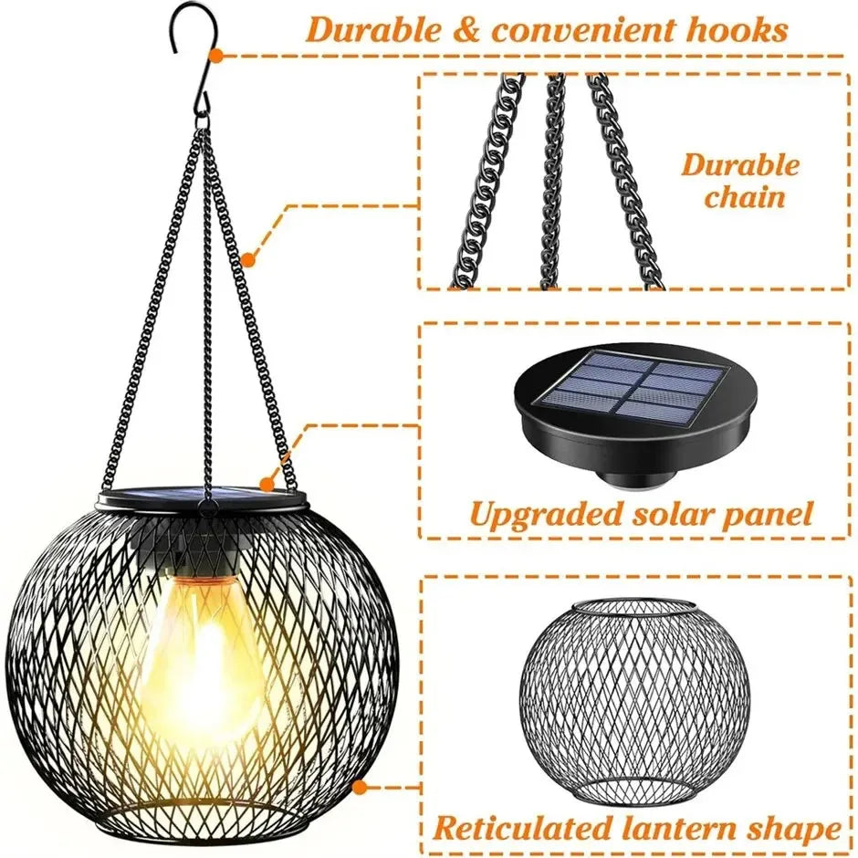 Ortiny Solar Hanging Lantern