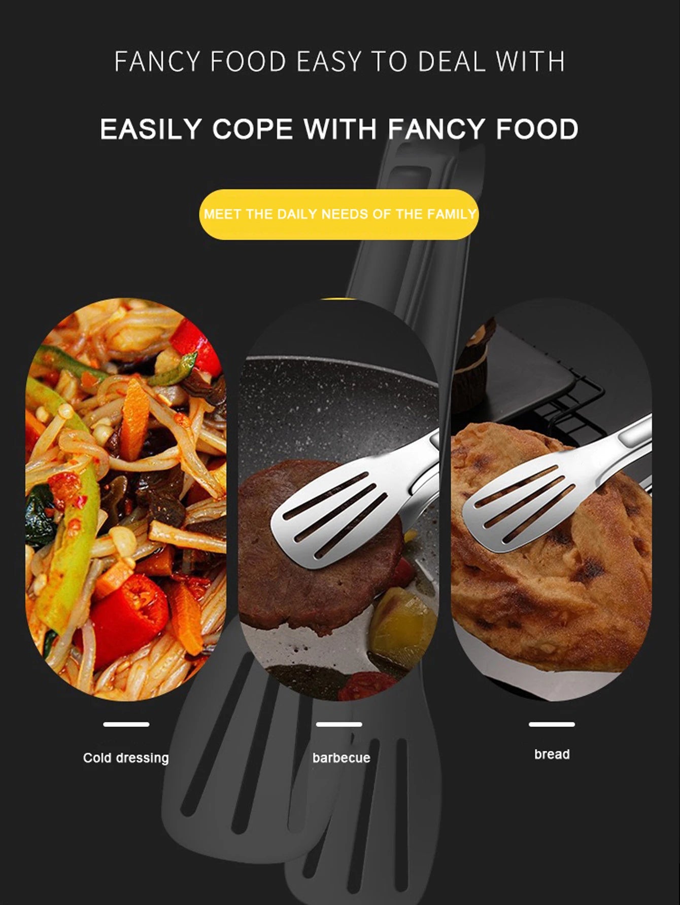 Stainless Steel Food Tongs