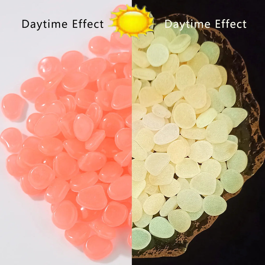 Luminous Garden Pebbles