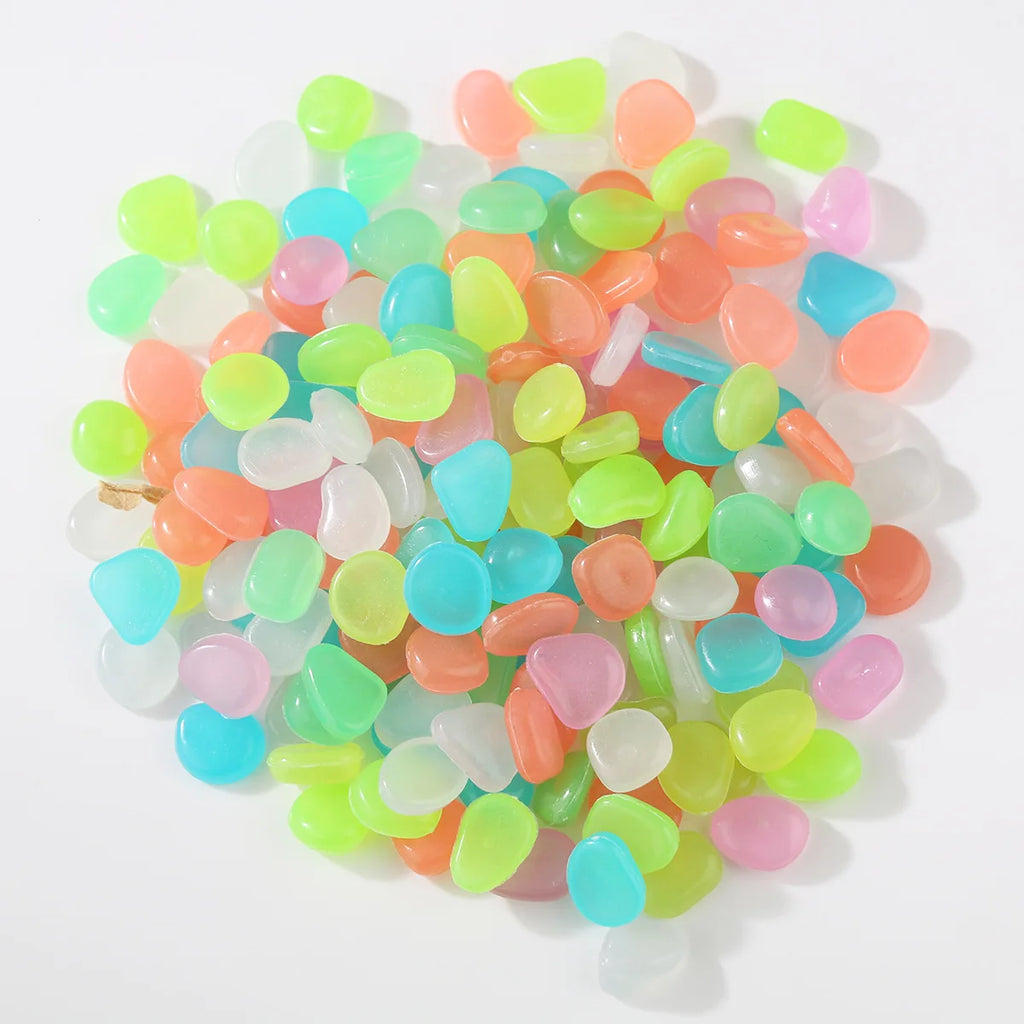 Luminous Garden Pebbles