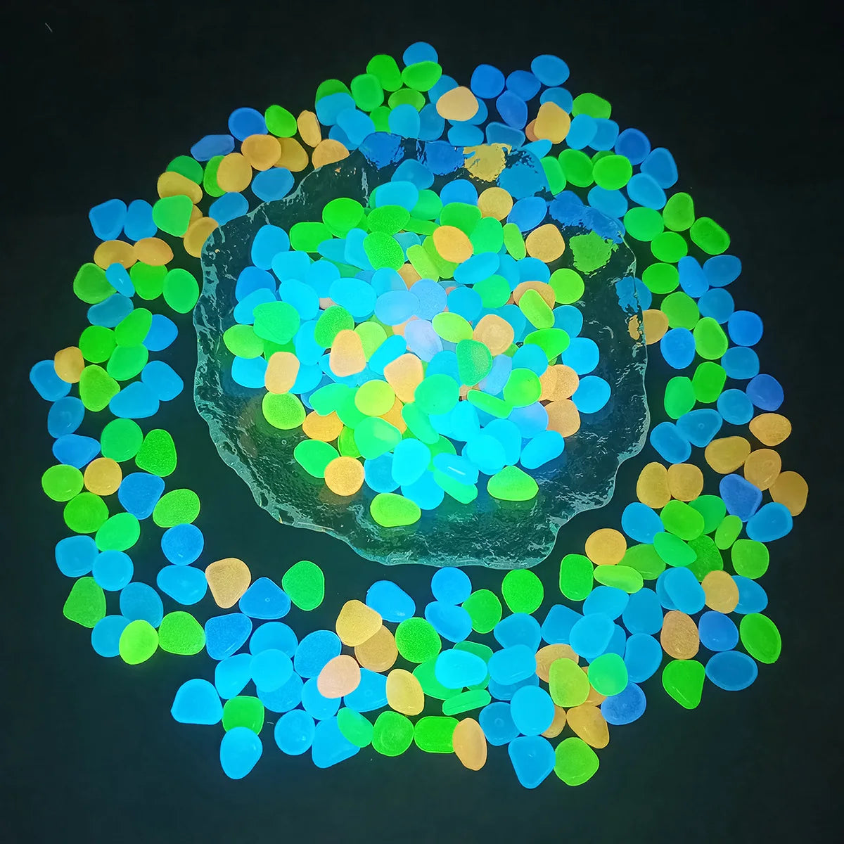 Luminous Garden Pebbles