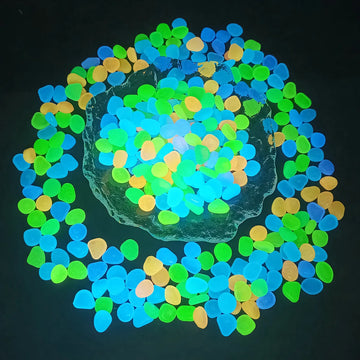 Luminous Garden Pebbles